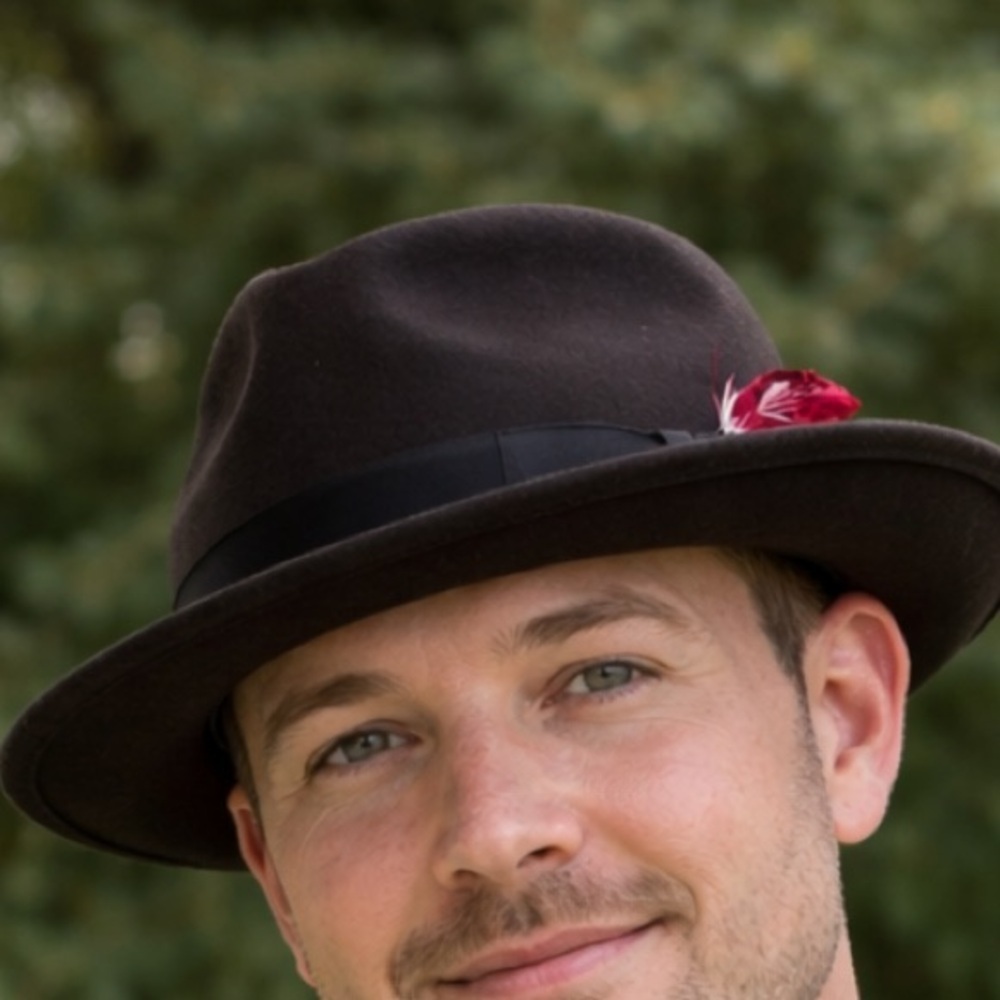STETSON MALLORY VINTAGE BROWNFELT HAT